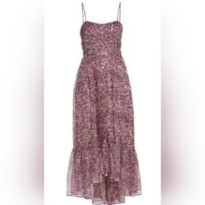 Cinq à Sept Women's Inkstrokes Daria Silk Midi-Dress Cinq à Sept